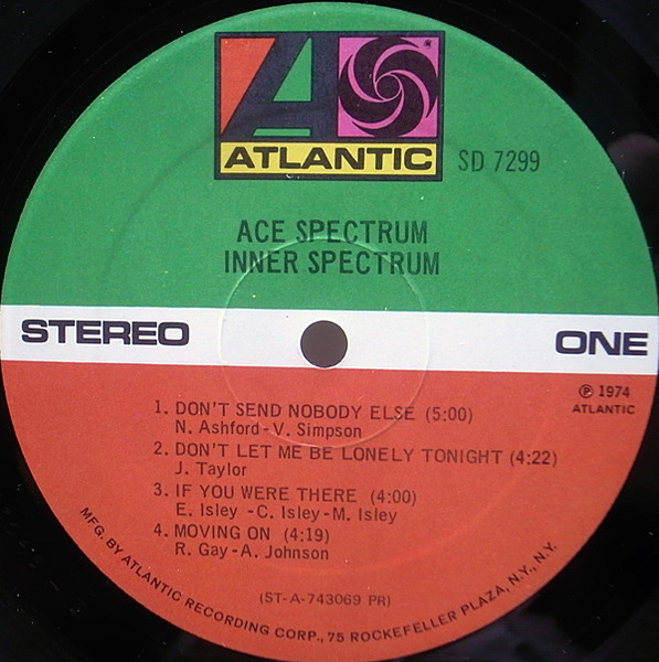 ACE SPECTRUM / Inner Spectrum (LP) / Atlantic | WAXPEND RECORDS ACE SPECTRUM / Inner Spectrum (LP) / Atlantic | WAXPEND RECORDS