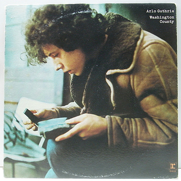 レコードメイン画像：初版 Wマーク無し USオリジナル ARLO GUTHRIE Washington County ('70 Reprise) 米 SSW アーロ・ガスリー LP