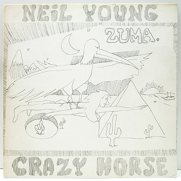 レコードメイン画像：美盤!! P規格 国内オリジナル 歌詞・解説付き NEIL YOUNG With CRAZY HORSE Zuma (Reprise P-10090R) ニール・ヤング／ズマ L