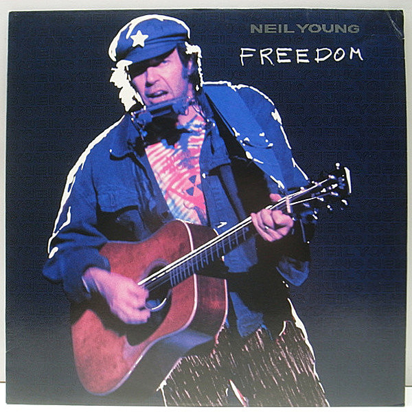 レコードメイン画像：'89年 希少 アナログ 極美盤!! USオリジナル NEIL YOUNG Freedom (Reprise 1-25899) 初版 米プレス LP 手書きRe-1マト