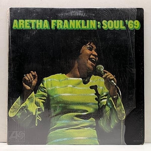 レコードメイン画像：Cut無し!シュリンク良好! 初版 BROADWAYリム USオリジナル ARETHA FRANKLIN Soul '69 アレサ・フランクリン w/ Kenny Burrell, Ron Carter