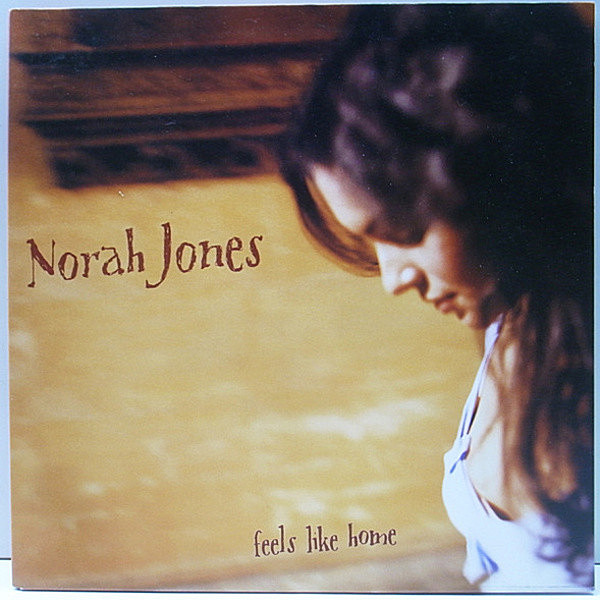 レコードメイン画像：美品 アナログ ざら紙見開き '04年 オリジナル NORAH JONES Feels Like Home (Blue Note 7243 5 84800 1 6) ノラ・ジョーンズ LP