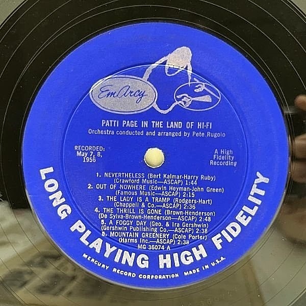 Amazon.co.jp: PATTI PAGE IN THE LAND OF HI-FI: ミュージック