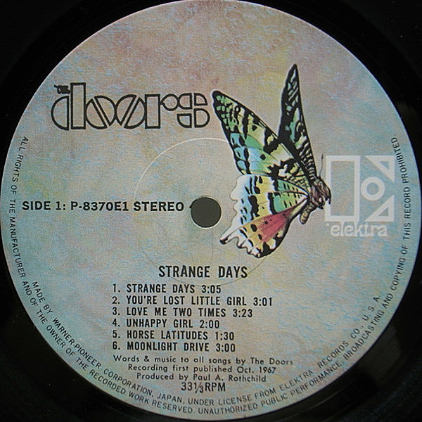 DOORS / Strange Days (LP) / Elektra | WAXPEND RECORDS