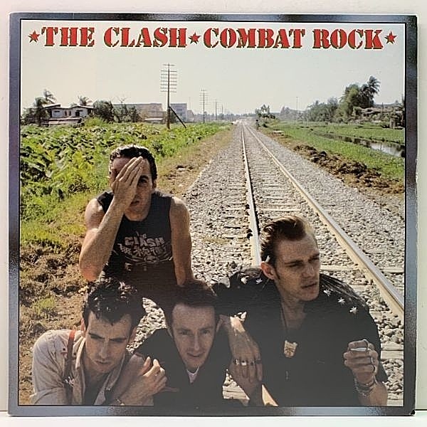 レコードメイン画像：美品 米盤 THE CLASH Combat Rock ('82 Epic E 37689) オリジナル・メンバーに於けるラスト作 Rock The Casbah ほか US初期プレス LP