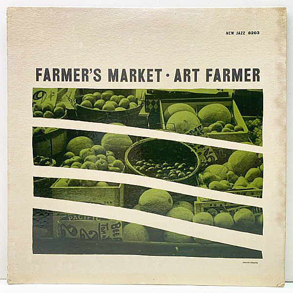 レコードメイン画像：美盤【曇り・カゼヒキ無し】太溝 MONO RVG刻印 ART FARMER Farmer's Market ('58 Prestige) NJ, New Jazz | HANK MOBLEY, KENNY DREW ほか
