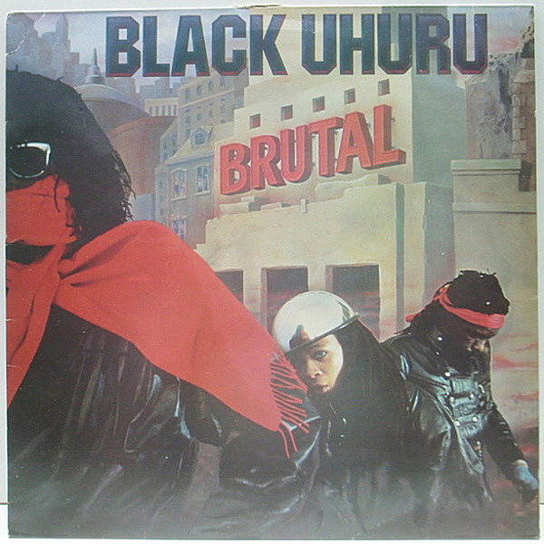 レコードメイン画像：美盤!! USオリジナル BLACK UHURU Brutal ('86 Real Authentic Sound) Fit You Haffe Fit, Great Train Robbery 他 JUNIOR REID SLY&ROBBIE