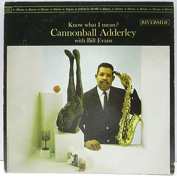 レコードメイン画像：美盤!! US初期 リール無し・青ラベル CANNONBALL ADDERLEY With BILL EVANS Know What I Mean? (Riverside RLP 9433) Waltz For Debby ほか