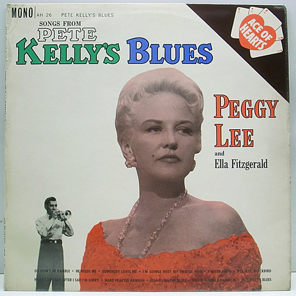 レコードメイン画像：美品 UK MONO | PEGGY LEE & ELLA FITZGERALD Songs From Pete Kelly's Blues 皆殺しのトランペット LP