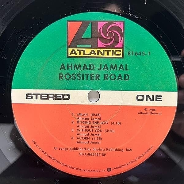 AHMAD JAMAL / Rossiter Road (LP) / Atlantic | WAXPEND RECORDS