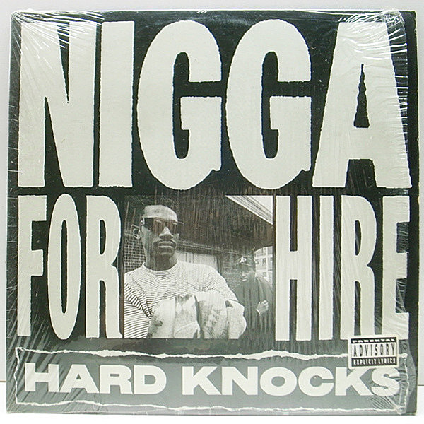 レコードメイン画像：シュリンク付き 美品!! USオリジナル HARD KNOCKS Nigga For Hire / Strictly From The Bronx ('91 Wild Pitch) CLARENCE CARTER SAMPLING