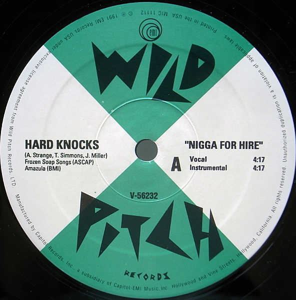 HARD KNOCKS / Nigga For Hire (12) / Wild Pitch | WAXPEND RECORDS