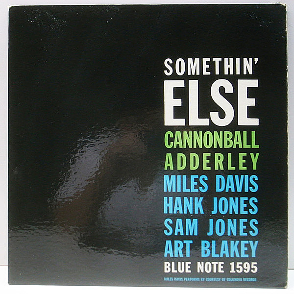 レコードメイン画像：R・INC無し 完全オリジナル CANNONBALL ADDERLEY Somethin Else (Blue Note 1595) 明朝 47WEST 深溝 MONO RVG刻印 耳あり 1stプレス 初版