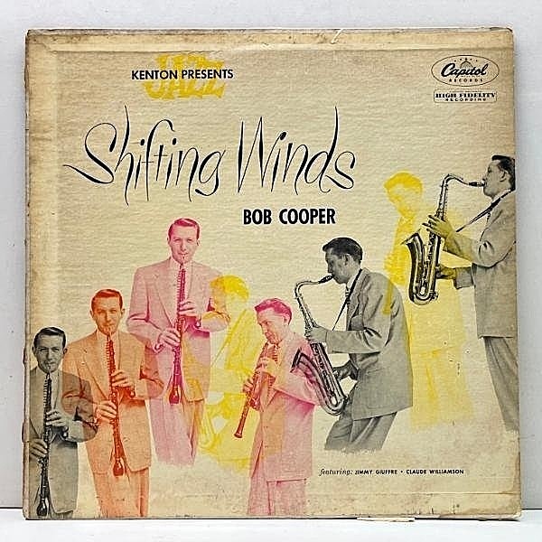 レコードメイン画像：美盤!! MONO USオリジナル BOB COOPER Shifting Winds ('55 Capitol) 初回リング・ターコイズ Bud Shank, Claude Williamson Shelly Manne