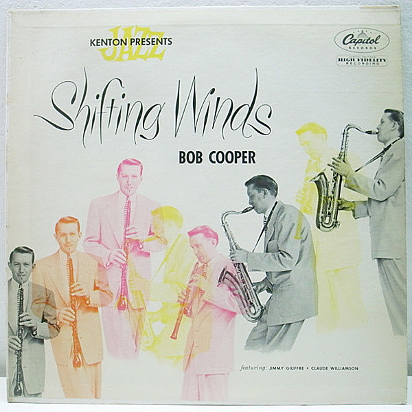 レコードメイン画像：レア・プロモオンリー 黒ラベ MONO オリジナル BOB COOPER Shifting Winds ('55 Capitol) Bud Shank, Claude Williamson, Shelly Manne 他