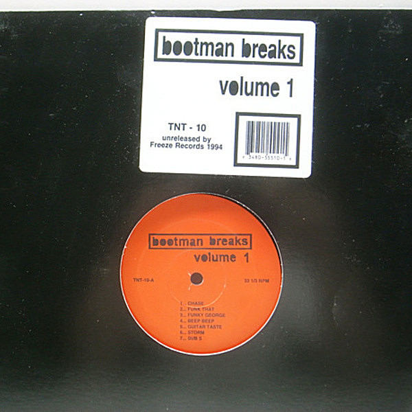 レコードメイン画像：試聴 BREAK(Inst.)のみで構成されたブレイク集!! LP アナログ BOOTMAN Breaks Volume 1 ('94 TNT) TODD TERRY ブートマン／トッド・テリー