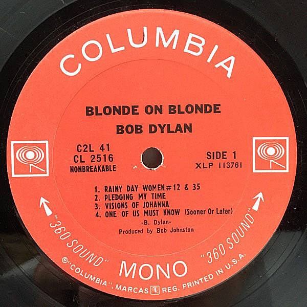 BOB DYLAN / Blonde On Blonde (LP) / Columbia | WAXPEND RECORDS