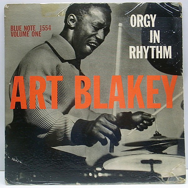 レコードメイン画像：完オリ!! NY23 FLAT MONO両溝 / ART BLAKEY Orgy in Rhythm レア