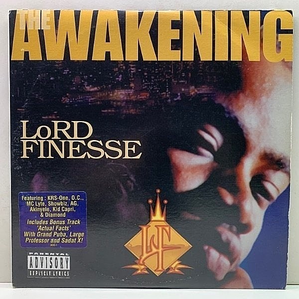 レコードメイン画像：【w/ 限定インスト】2LP 良好!! 米オリジナル LORD FINESSE The Awakening ('95 Penalty) LTD Edition. + Instrumental Bonus Vinyl