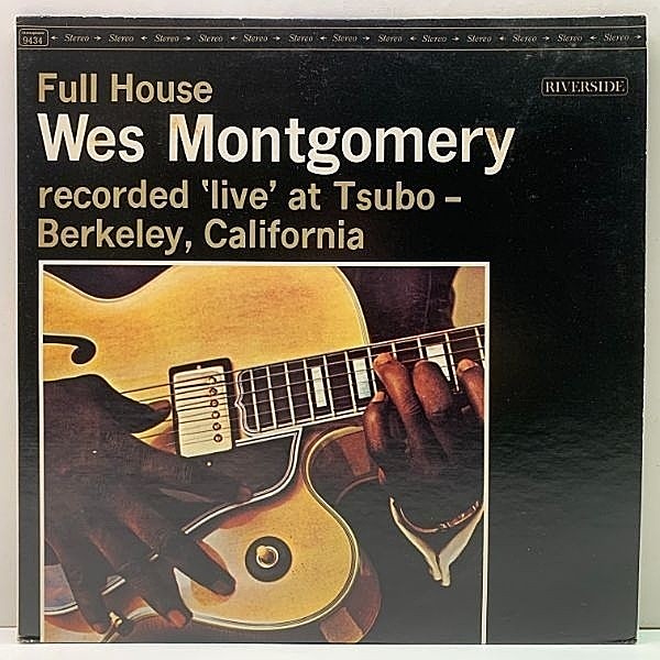 レコードメイン画像：良好盤!! WES MONTGOMERY Full House (Riverside) w/JOHNNY GRIFFIN, WYNTON KELLY, PAUL CHAMBERS, JIMMY COBB ビクター JPN 70'sプレス