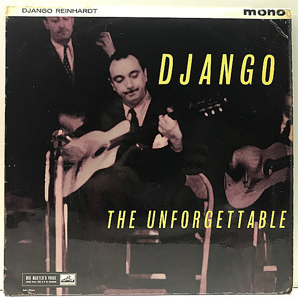 レコードメイン画像：良好品!! MONO UKオリジナル DJANGO REINHARDT The Unforgettable (His Master's Voice CLP 1389) ジャンゴ・ラインハルト モノラル LP