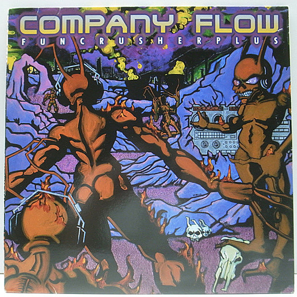 レコードメイン画像：美盤!! 2LP USオリジナル COMPANY FLOW Funcrusher Plus ('97 Rawkus) Population Control, Vital Nerve, Info Kill II カンパニー・フロウ