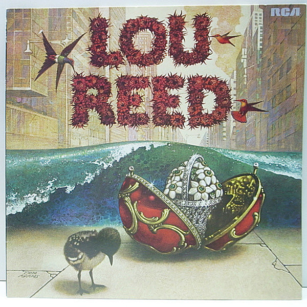 レコードメイン画像：【Berlin, Lisa Saysの原曲収録】美品 LOU REED Same『ロックの幻想』ルー・リードの復活作となる初のソロ・アルバム (UK & Europe Press)