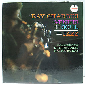 レコード画像：RAY CHARLES / Genius + Soul = Jazz