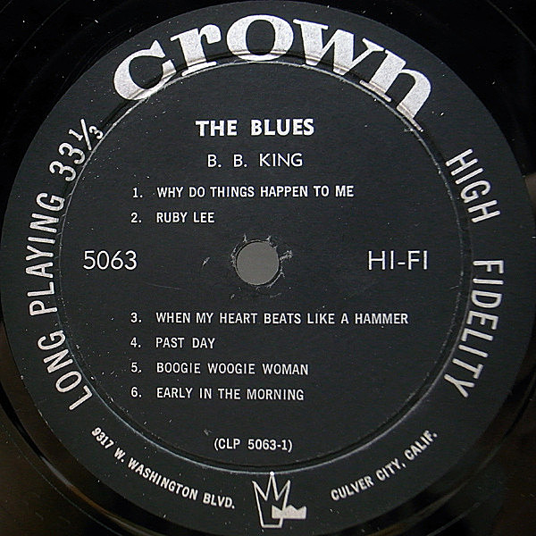 B.B. KING / The Blues (LP) / Crown | WAXPEND RECORDS