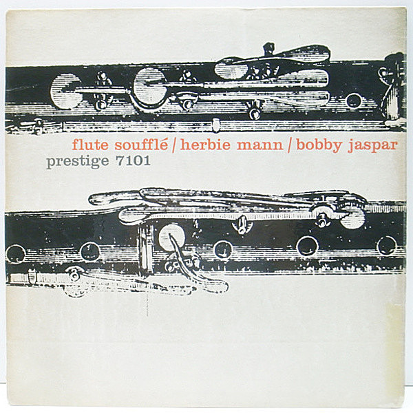 レコードメイン画像：美盤!! フラット・完全オリジナル HERBIE MANN, BOBBY JASPAR Flute Souffle (Prestige 7101／NYC, 深溝, RVG刻印) Tommy Flanagan ほか