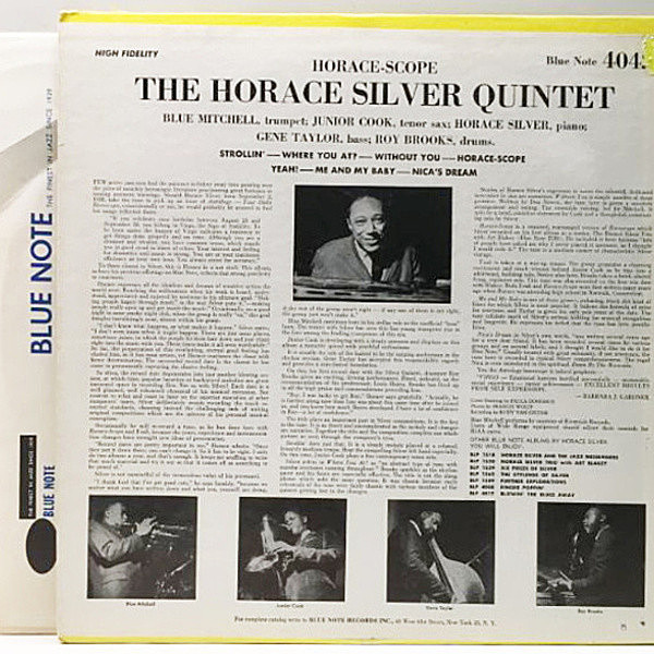HORACE SILVER / Horace Scope (LP) / Blue Note | WAXPEND RECORDS