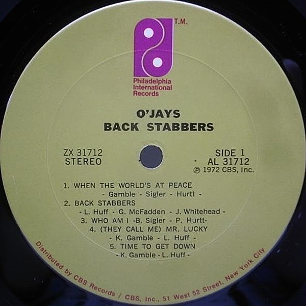 ★ＵＳオリジナル盤他★『ＢＡＲ-ＫＡＹＳ＆バーノン・バーチ』名盤ＬＰ３枚セット O'JAYS / Back Stabbers (LP) / Philadelphia International
