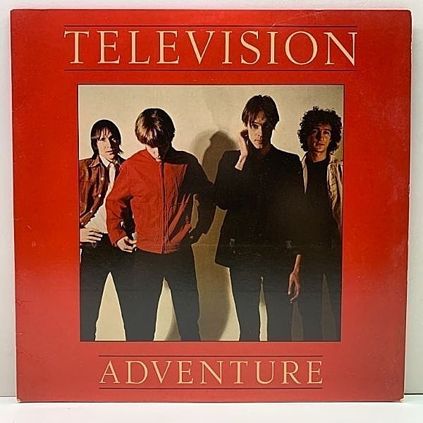 レコードメイン画像：良好品!! 初版 6E規格 赤ラベル USオリジナル TELEVISION Adventure (Elektra 6E-133) テレヴィジョン 傑作2nd. NYパンク古典 TOM VERLAINE