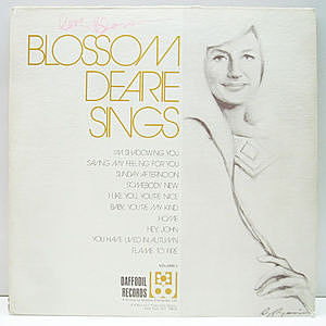 レコード画像：BLOSSOM DEARIE / Sings, Volume 1