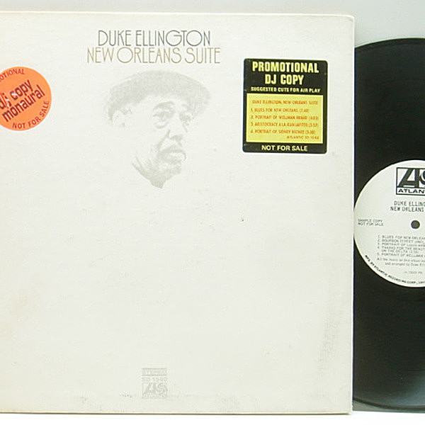 レコードメイン画像：激レア MONO【白プロモ・オンリー】美盤!! USオリジナル DUKE ELLINGTON New Orleans Suite モノラル PROMO ONLY 入手難