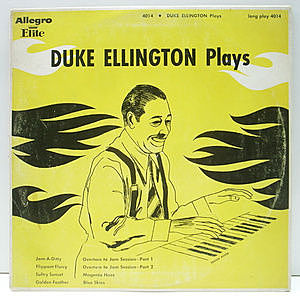 レコード画像：DUKE ELLINGTON / Duke Ellington Plays