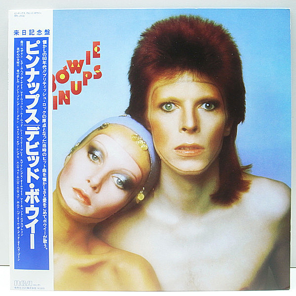 レコードメイン画像：極美品 w./Obi [帯、解説・歌詞付き] デヴィッド・ボウイ／ピンナップス DAVID BOWIE Pinups (RCA RPL-2124) カヴァー集・異色作 国内 LP