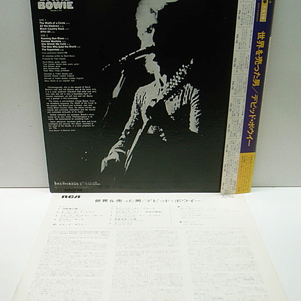 NM美盤 帯付LP/David Bowie デビッド・ボウイー/世界を売った男 David Bowie - The Man Who Sold The World (LP, Album) - 横浜