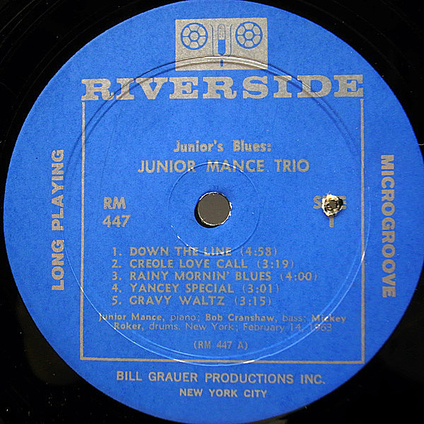 JUNIOR MANCE / Junior's Blues (LP) / Riverside | WAXPEND RECORDS