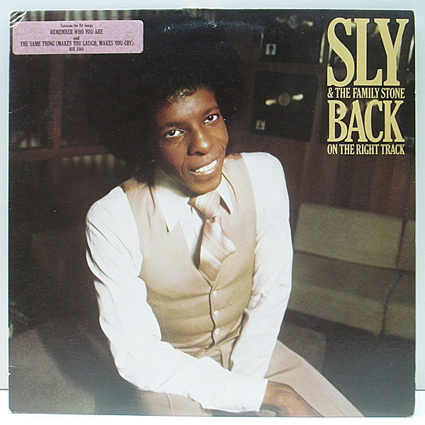 レコードメイン画像：プロモ 美盤!! USオリジナル SLY & THE FAMILY STONE Back On The Right Track ('79 Warner Bros.) Remember Who You Are ほか 移籍後1作目