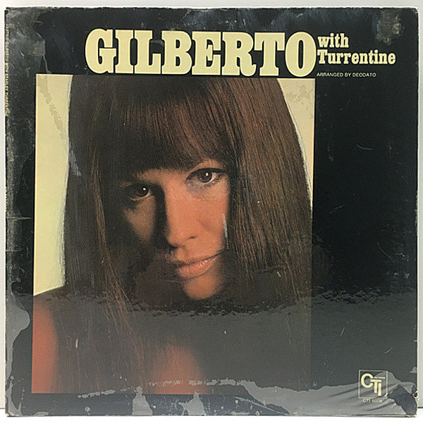 レコードメイン画像：美盤!! VANGELDER刻印 USオリジナル ASTRUD GILBERTO With STANLEY TURRENTINE ('71 CTI) Deodato, Sivuca, Airto, Ron Carter ほか