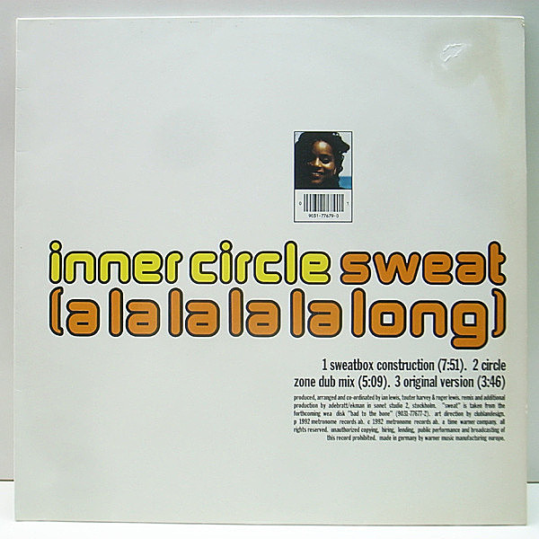 レコードメイン画像：美盤!! 12インチ EUオリジナル INNER CIRCLE Sweat A La La La La Long ('92 WEA) ロング・ヴァージョン ほか インナー・サークル 45RPM.