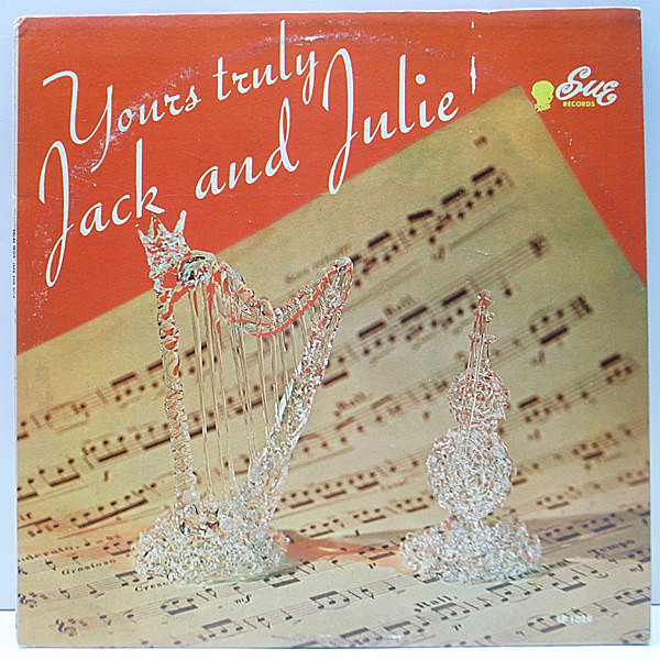 レコードメイン画像：マイナー盤 MONO USオリジナル JACK MELADY & JULIUS EHRENWERTH Your's Truly, Jack And Julie (Sue 1029) スタンダード集！