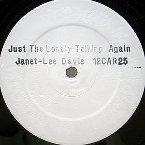 レコード画像：JANET LEE DAVIS / Just The Lonely Talking Again