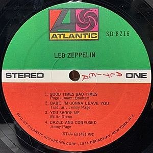 ○USオリジナル Led Zeppelin 初回マトA/A シュリンク付！ LED