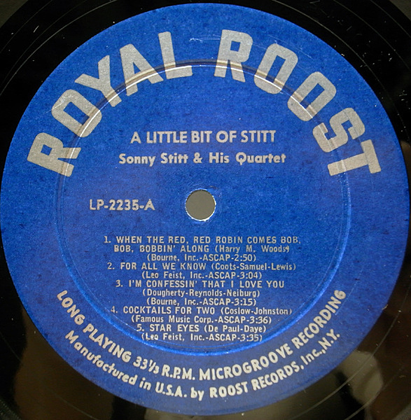 SONNY STITT / A Little Bit Of Stitt (LP) / Royal Roost