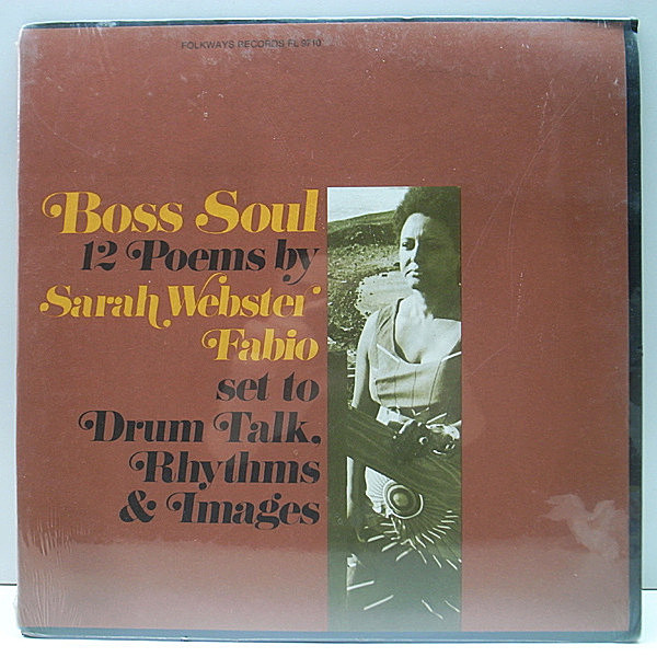 レコードメイン画像：超レア!! シールド・未開封・極美品 USオリジナル SARAH WEBSTER FABIO Boss Soul ('72 Folkways) Rare Groove, Poetry Reading Jazz Funk