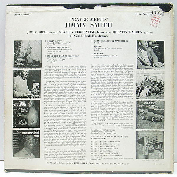 JIMMY SMITH / STANLEY TURRENTINE / Prayer Meetin' (LP