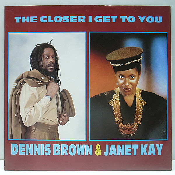 レコードメイン画像：良品!! UK 12インチ DENNIS BROWN & JANET KAY The Closer I Get To You (cpL) ソウル名曲 ラヴァーズ・カヴァー デニス・ブラウン 45RPM.