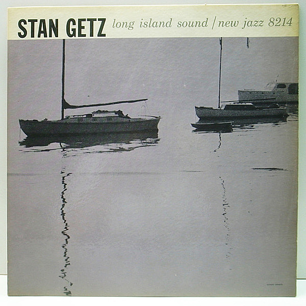 レコードメイン画像：MONO NJ, Purple 深溝 ＄3.98スタンプ STAN GETZ QUARTETS Long Island Sound ('59 New Jazz) Al Haig, Percy Heath, Roy Haynes ほか